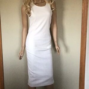 Good American White Halter Midi Dress
